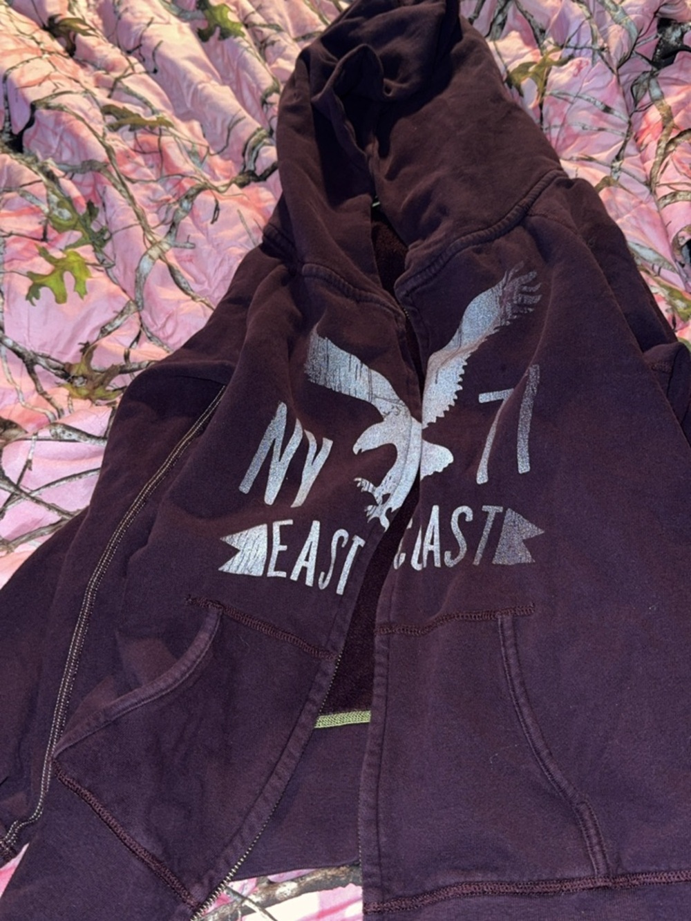 American Eagle Outfitters Plum Crewneck Sweatshirt